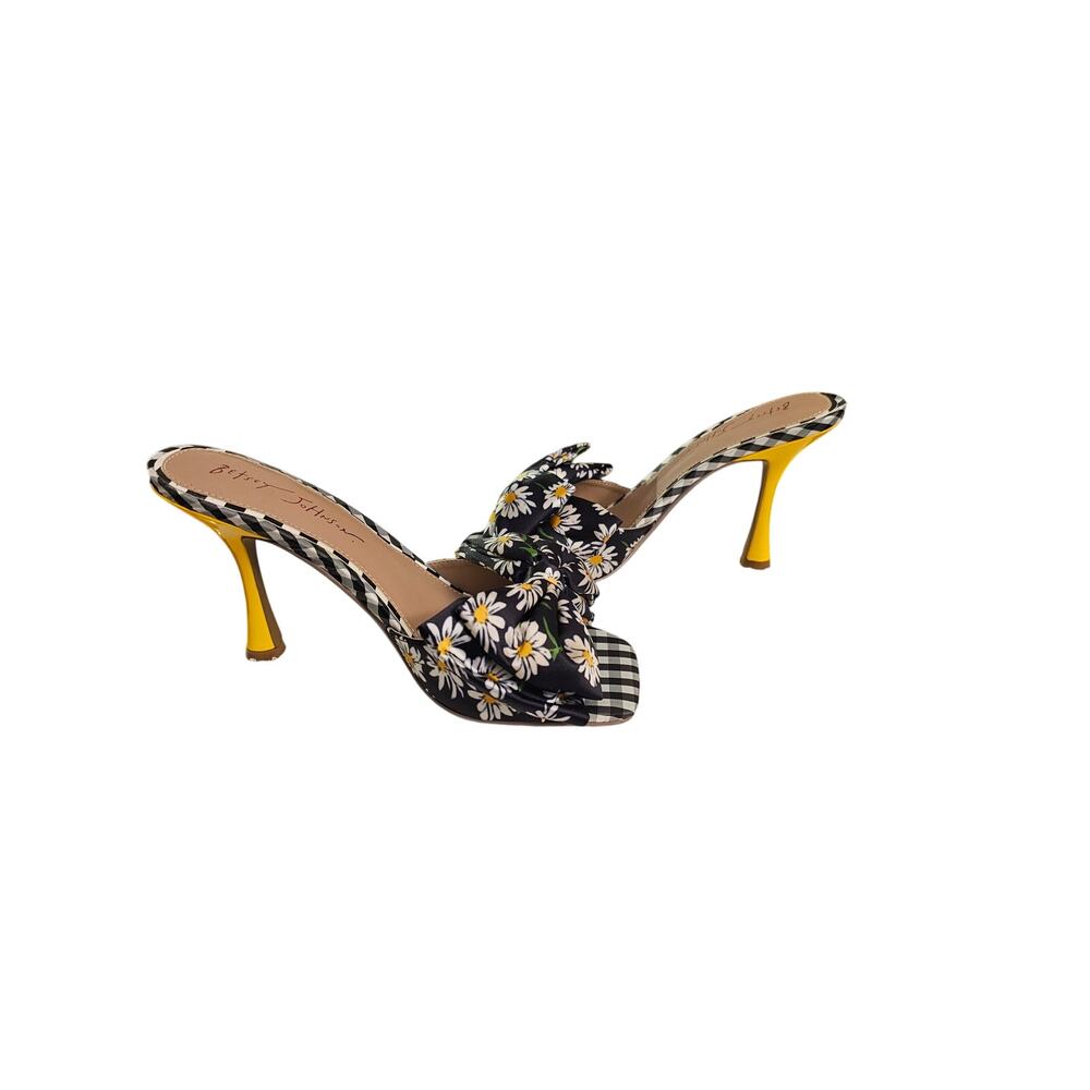 Betsey Johnson Skyee Daisy Slide Sandals New in Box Size 7.5 Heels - Picture 7 of 11